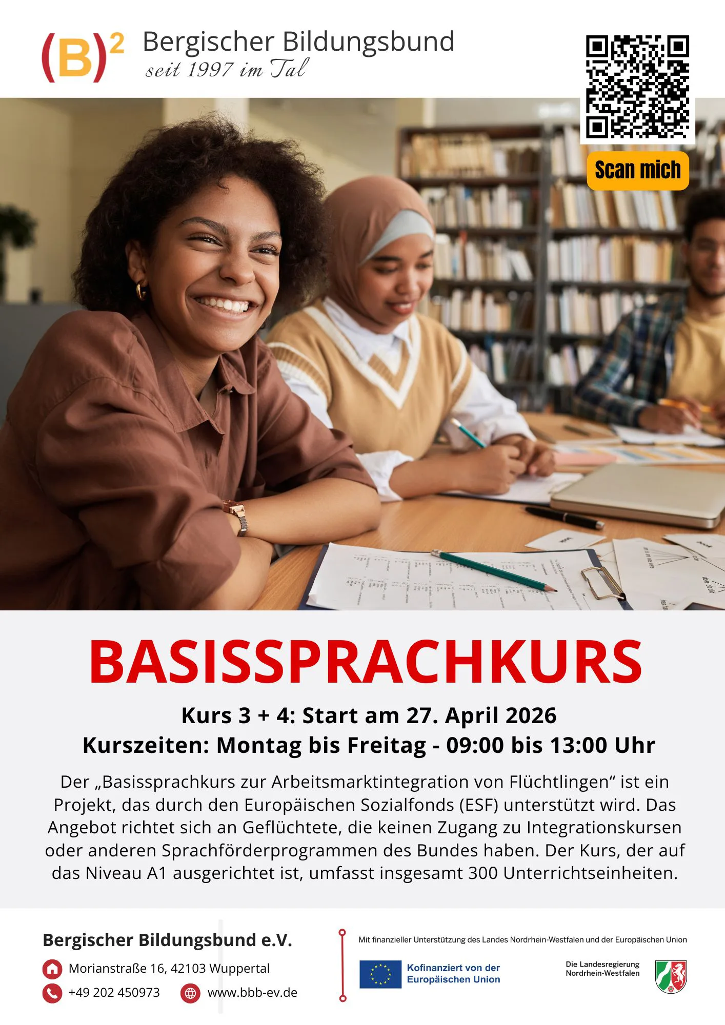 ESF – Basissprachkurse zur Arbeitsmarktintegration von Flüchtlingen, Foto 2