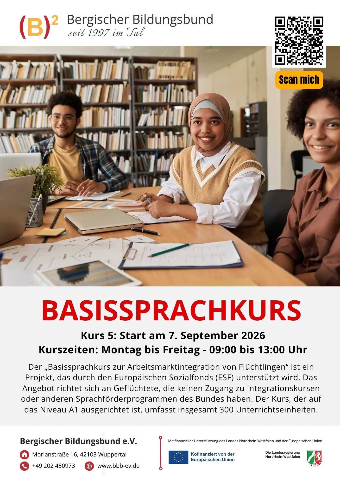 ESF – Basissprachkurse zur Arbeitsmarktintegration von Flüchtlingen, Foto 3